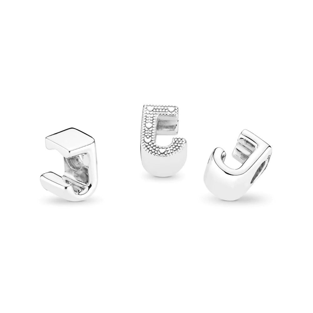 pandora J charm